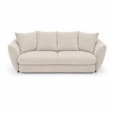 Canapea dormit NOVA, stofa crem - Miracle C273, 237x117x95 cm