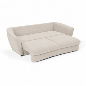 Canapea dormit NOVA, stofa crem - Miracle C273, 237x117x95 cm