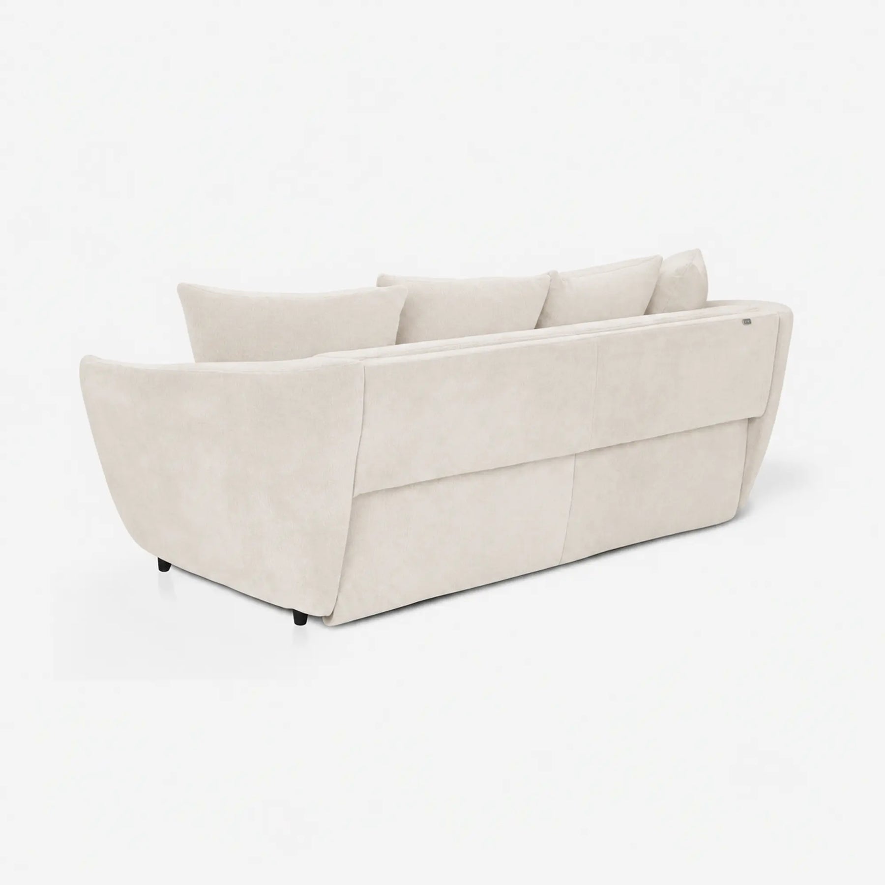 Canapea dormit NOVA, stofa crem - Miracle C273, 237x117x95 cm