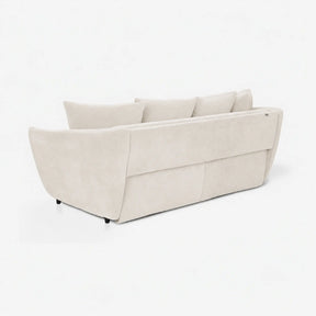 Canapea dormit NOVA, stofa crem - Miracle C273, 237x117x95 cm