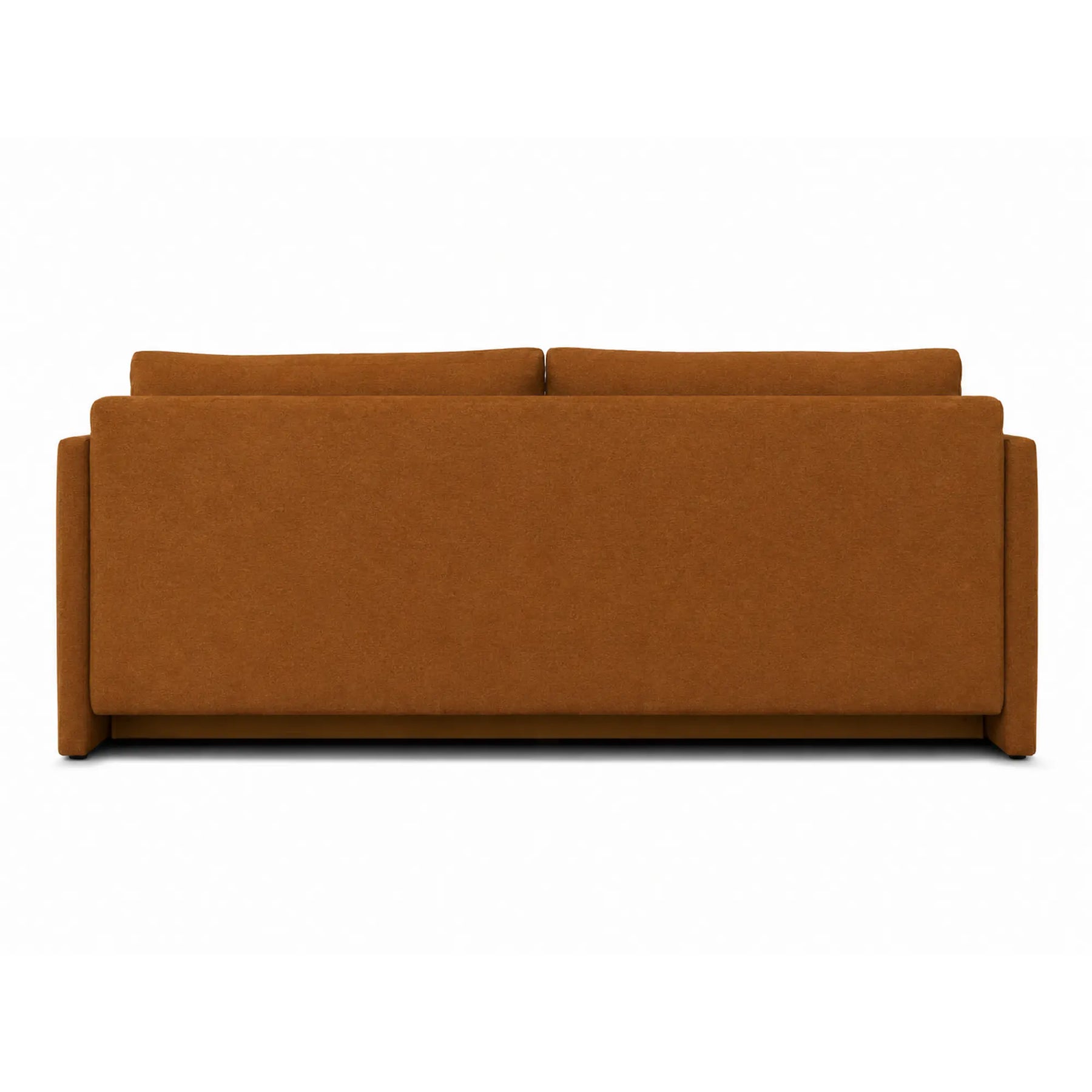 Canapea extensibila Allen, stofa catifelata maro - Element 07, cu lada depozitare, 220x100x88 cm
