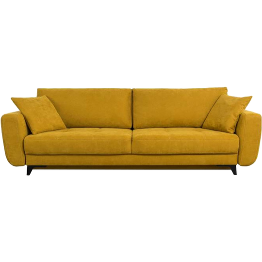 Canapea extensibila KARISA STOFA DE LUX, personalizabil, lada depozitare, 3 locuri, 246x111x93 cm