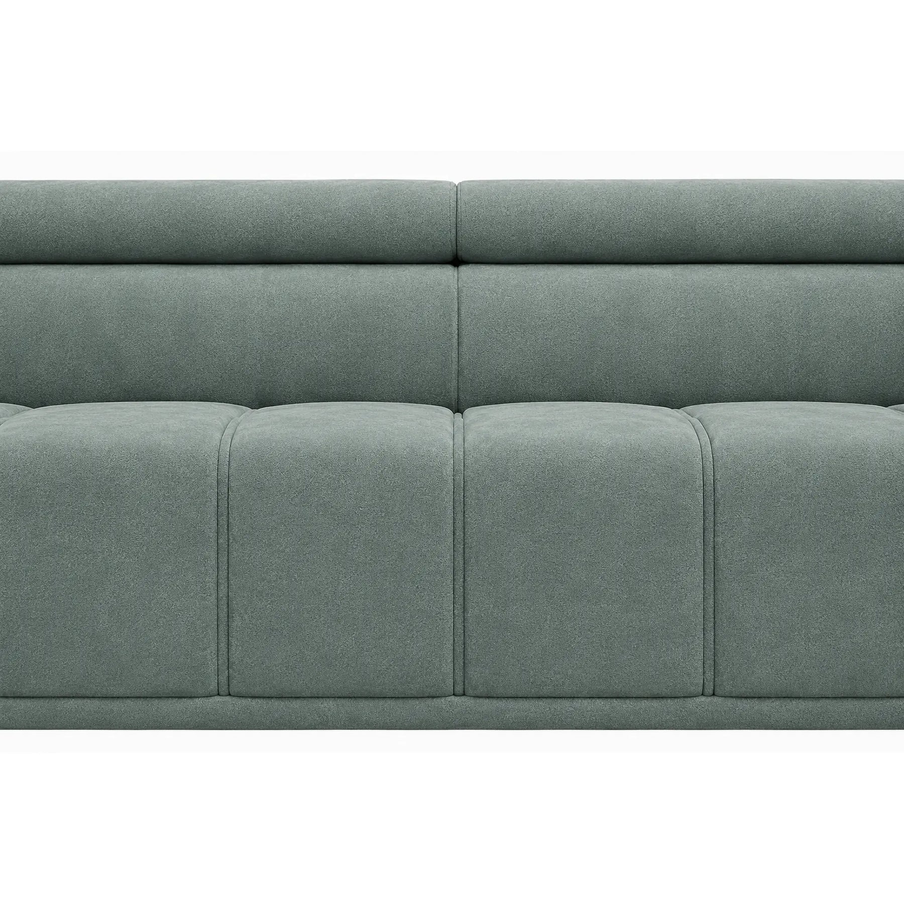 Coltar cu sezlong PALLADIO L, stofă catifelata/lemn masiv, verde menta - Salvador 12, 320×220×99 cm