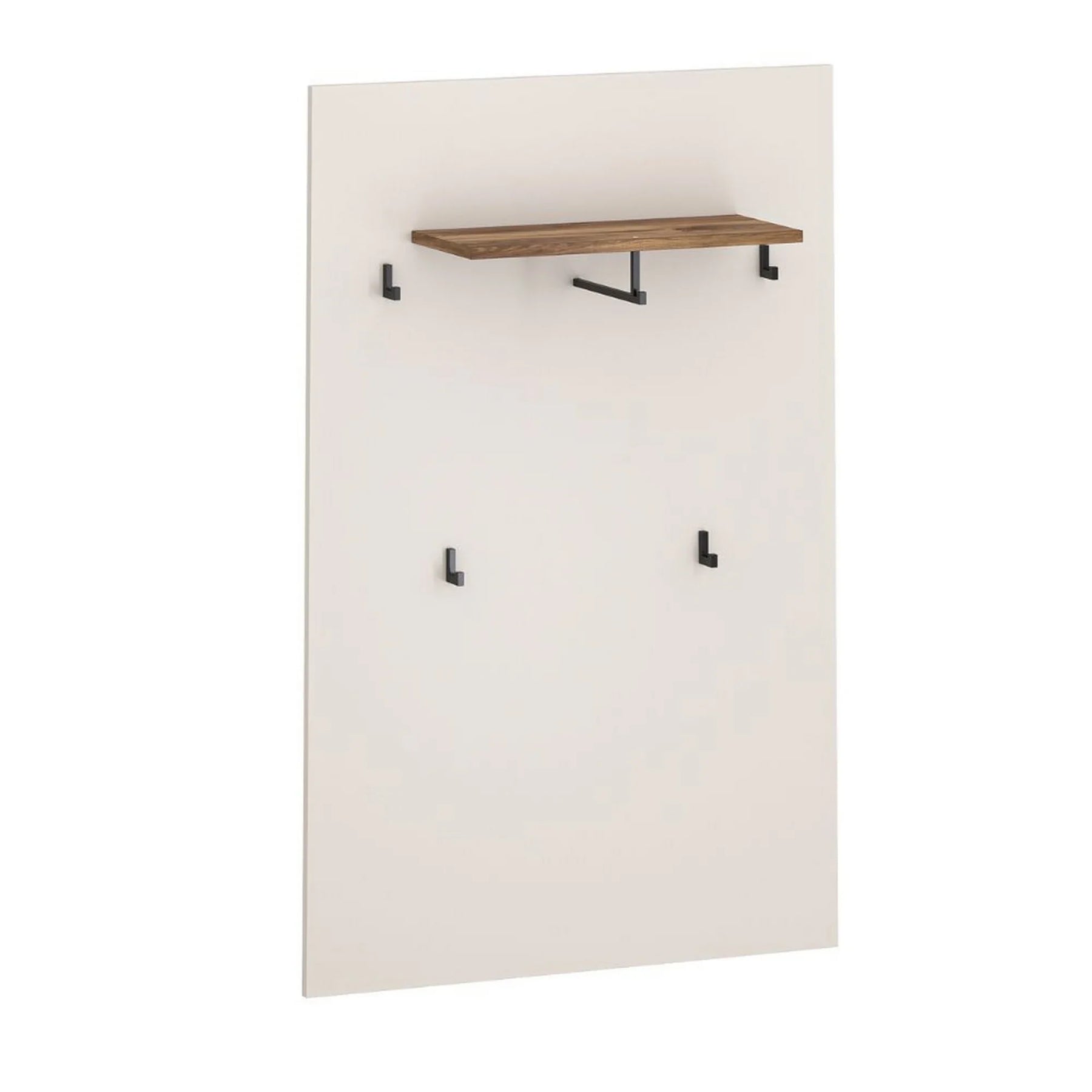 Cuier de perete hol EVO, casmir/stejar, PAL laminat, 80x25x120 cm