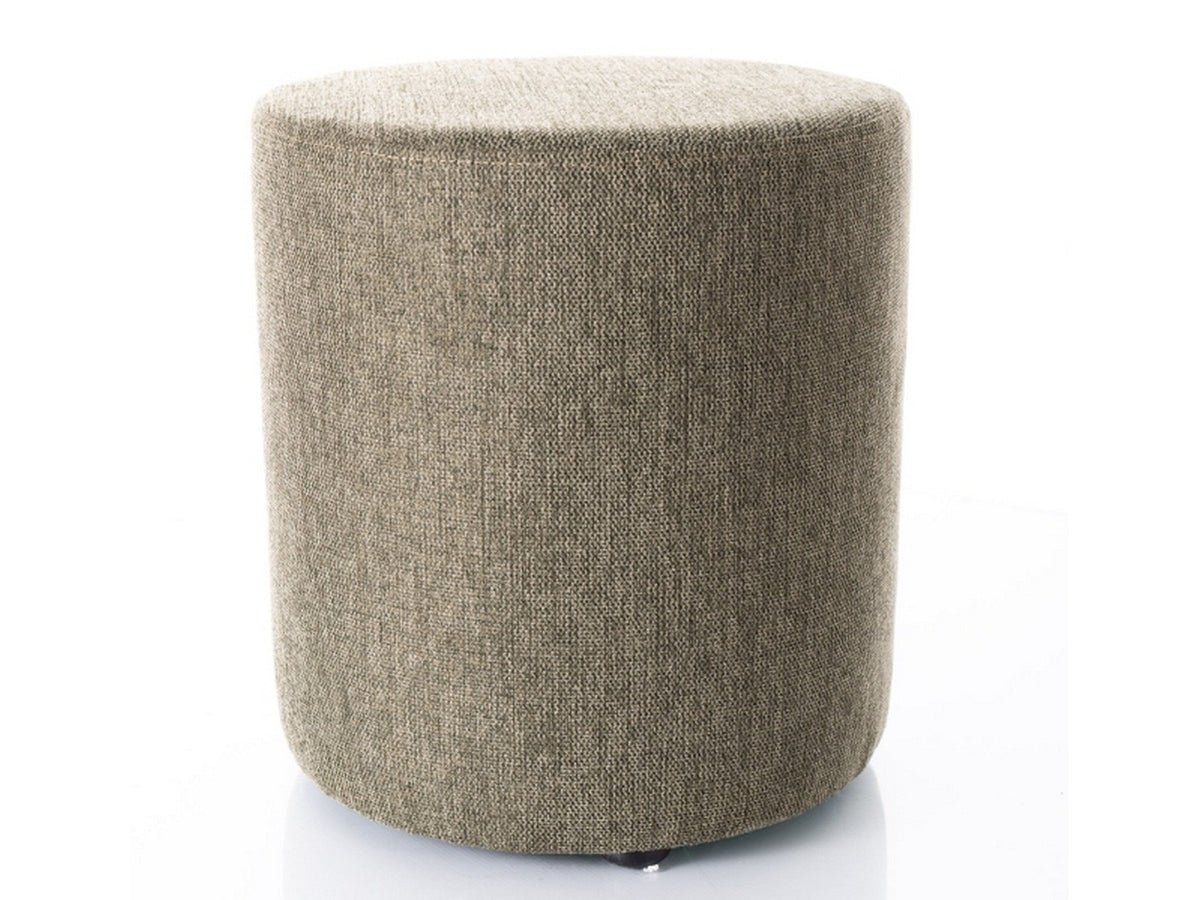 Taburet DOTI B, stofa clasica verde olive - Brego 77, 38x38x42 cm