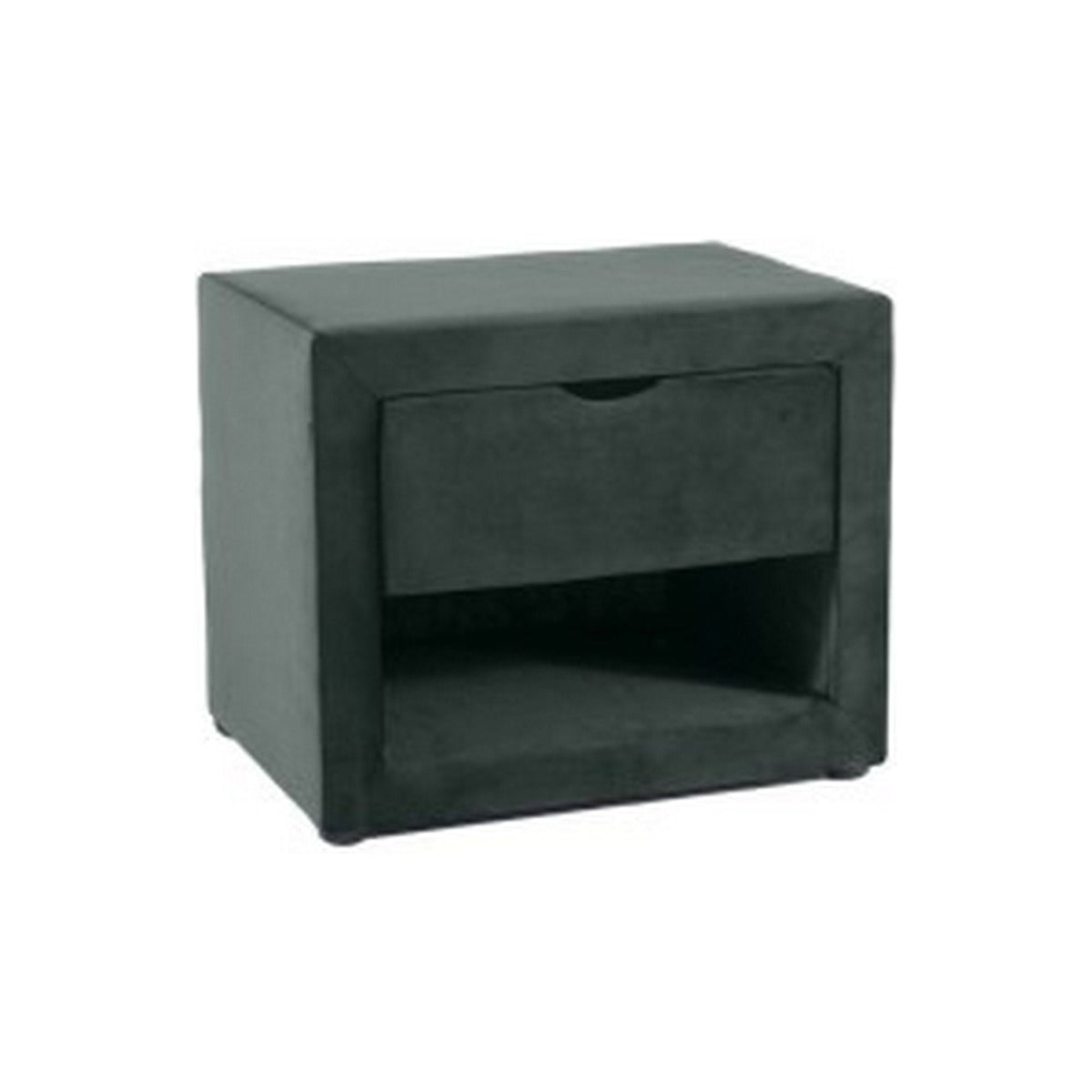 Noptiera ET-001, stofa catifelata verde, 50x35x42 cm