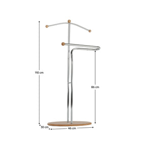 Stander ELO, crom/fag, metal, 46x30x110 cm
