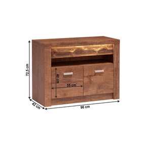 Comoda INFINITY I-10, PAL, frasin deschis, 96x72,5x42 cm