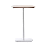 Masa de bar HARLOV, stejar/alb, metal, 60x105 cm