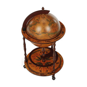Carucior de servire GLOBUS 2-324, nuc, 50x94 cm