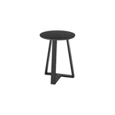 Masuta cafea Jason 2, ceramica/metal, negru, 40x50 cm