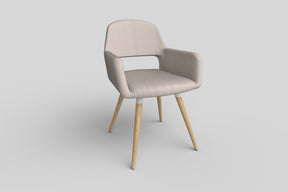Scaun culoare deschisa K283, 56X56X80 CM