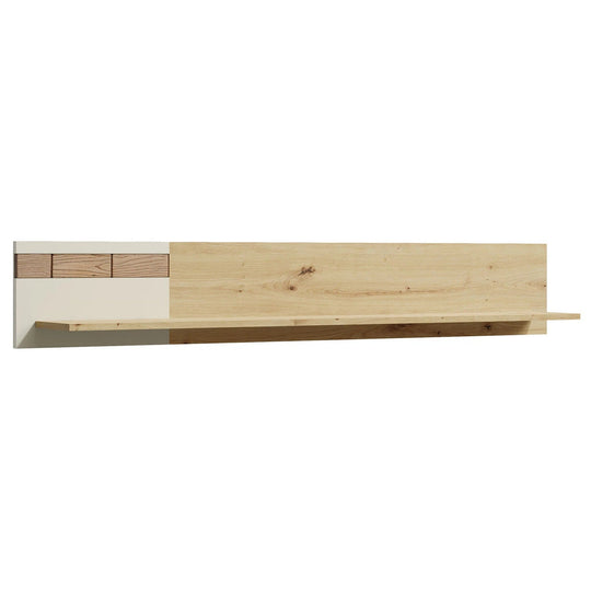 Polita KEKS K6a, stejar/casmir, PAL laminat, 160x20x26 cm