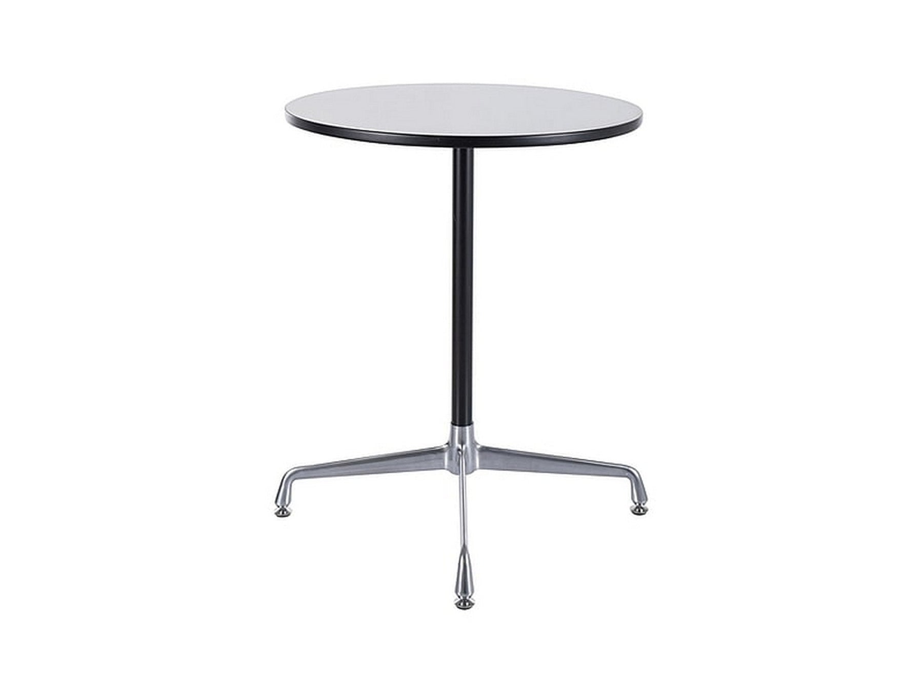 Masa bar KLARK, negru/crom, 60x60x75 cm