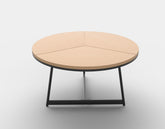 Masuta cafea Karida, stejar natural/negru, 80x41 cm