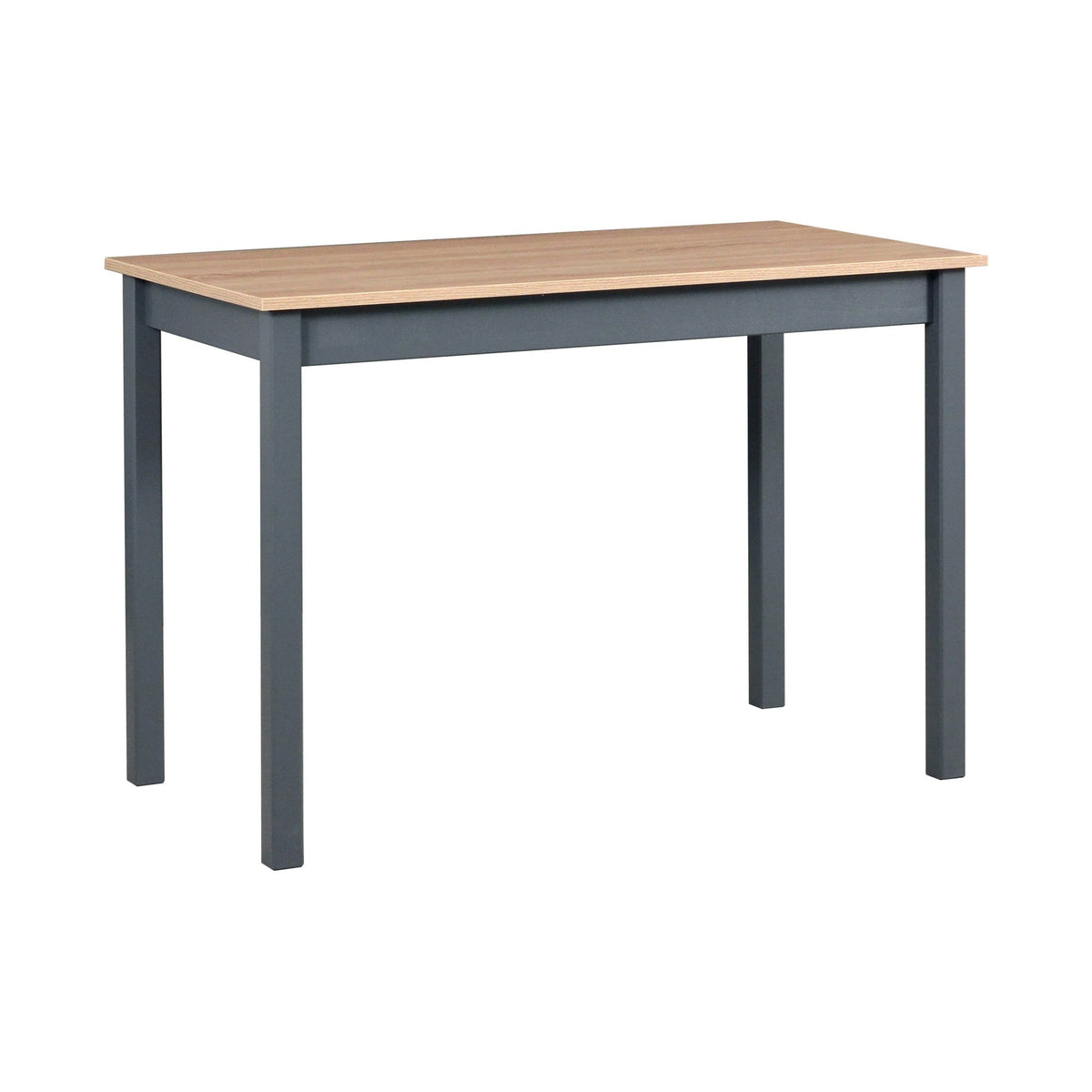 Masa MAX 2, stejar sonoma/gri grafit, PAL/lemn de fag, 110x60x76 cm