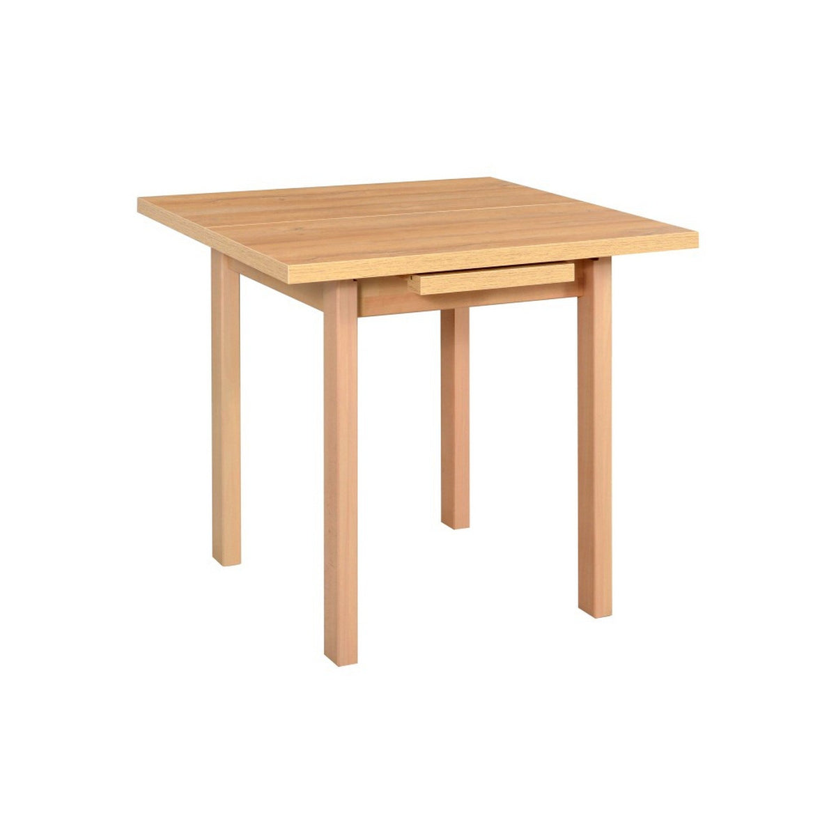 Masa extensibila MAX 7, stejar grandson, PAL/lemn de fag, 80/110x80x76 cm