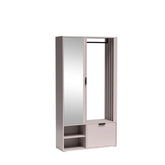 Set hol MILO UNI, casmir, PAL laminat/metal, 100x33x189.4 cm