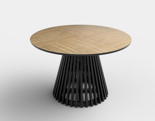 Masa rotunda Miyaki, 120/77 cm