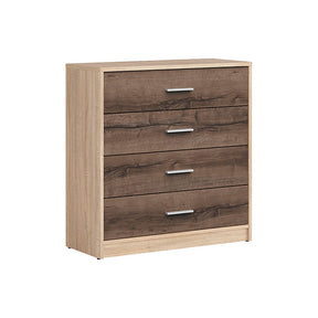 Comoda NEPO PLUS, sonoma/monastery, 80x34x84 cm