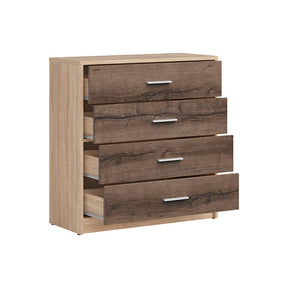 Comoda NEPO PLUS, sonoma/monastery, 80x34x84 cm