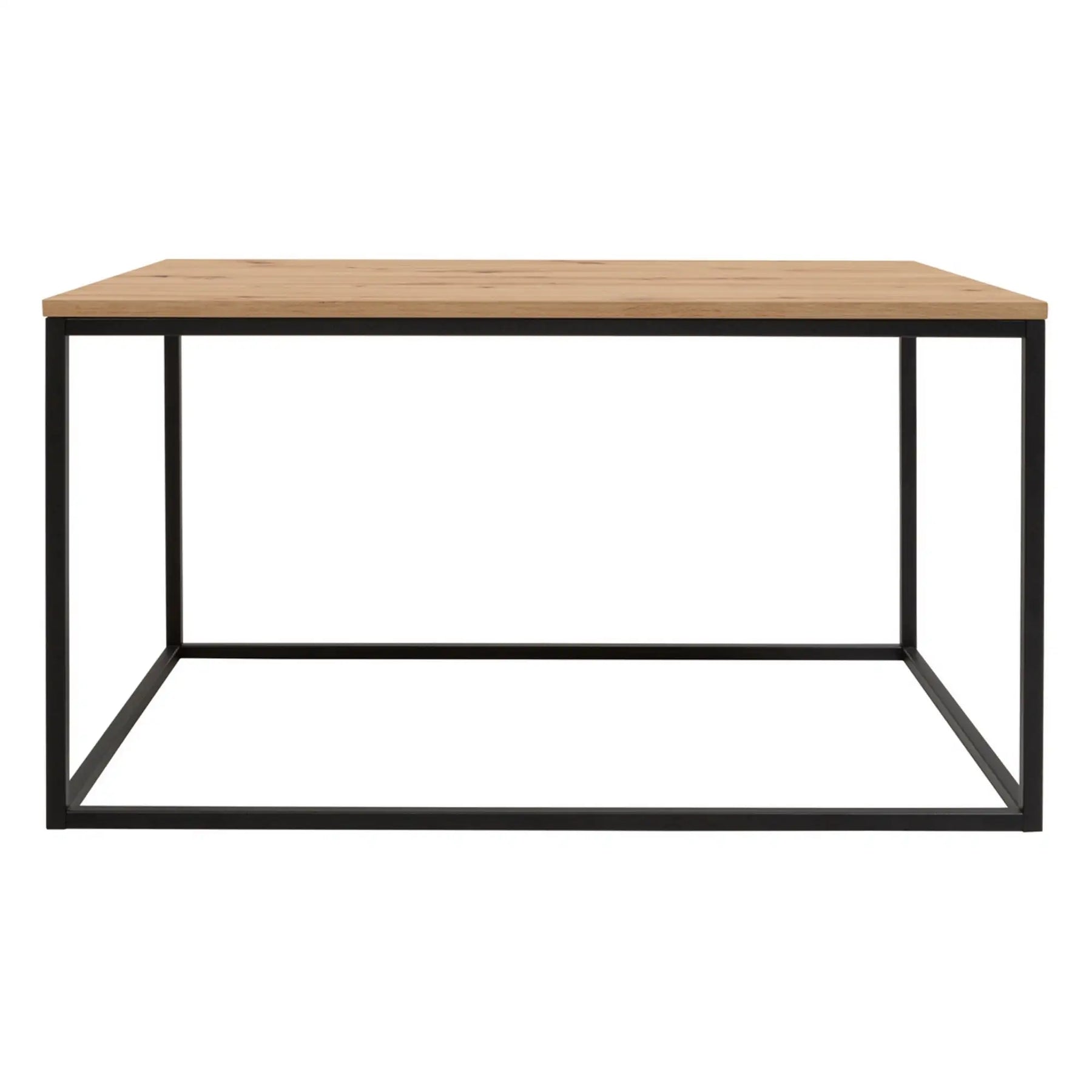 Masuta cafea AROZ, stejar artisan/negru, PAL/metal, 100x69x53 cm