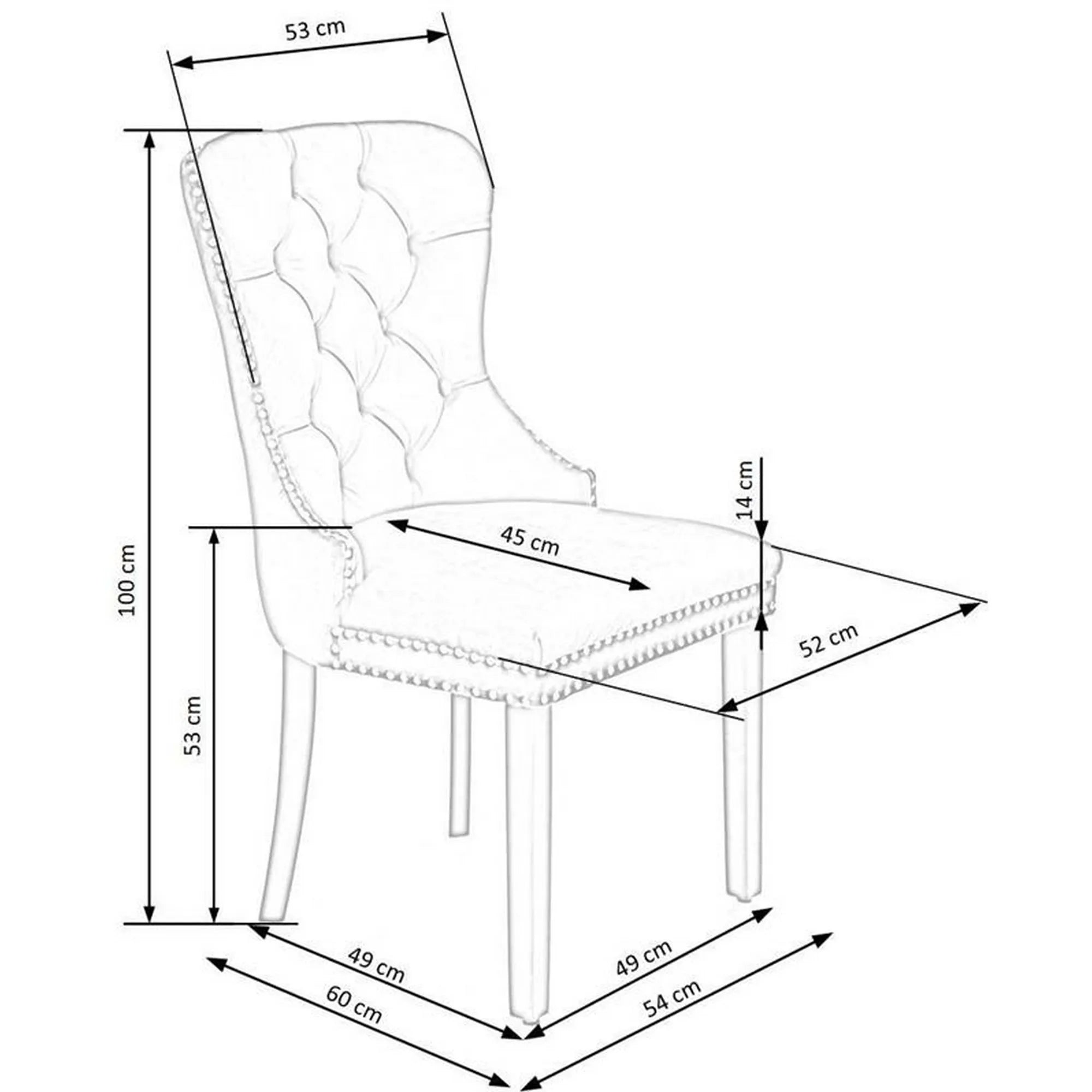 Scaun HOUSTON OCN-36132, bej