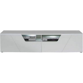 Comoda TV KANDO, alb, PAL, 160x50x38 cm