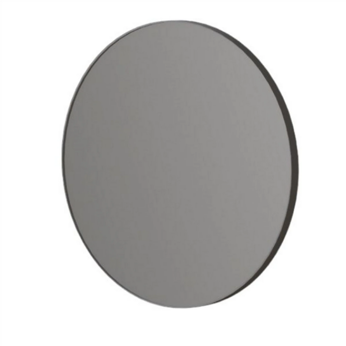 Oglinda rotunda perete DOMINICA, stejar, PAL laminat, 80x80 cm