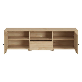 Comoda TV PARILLA, stejar, PAL laminat, 188x42x57 cm