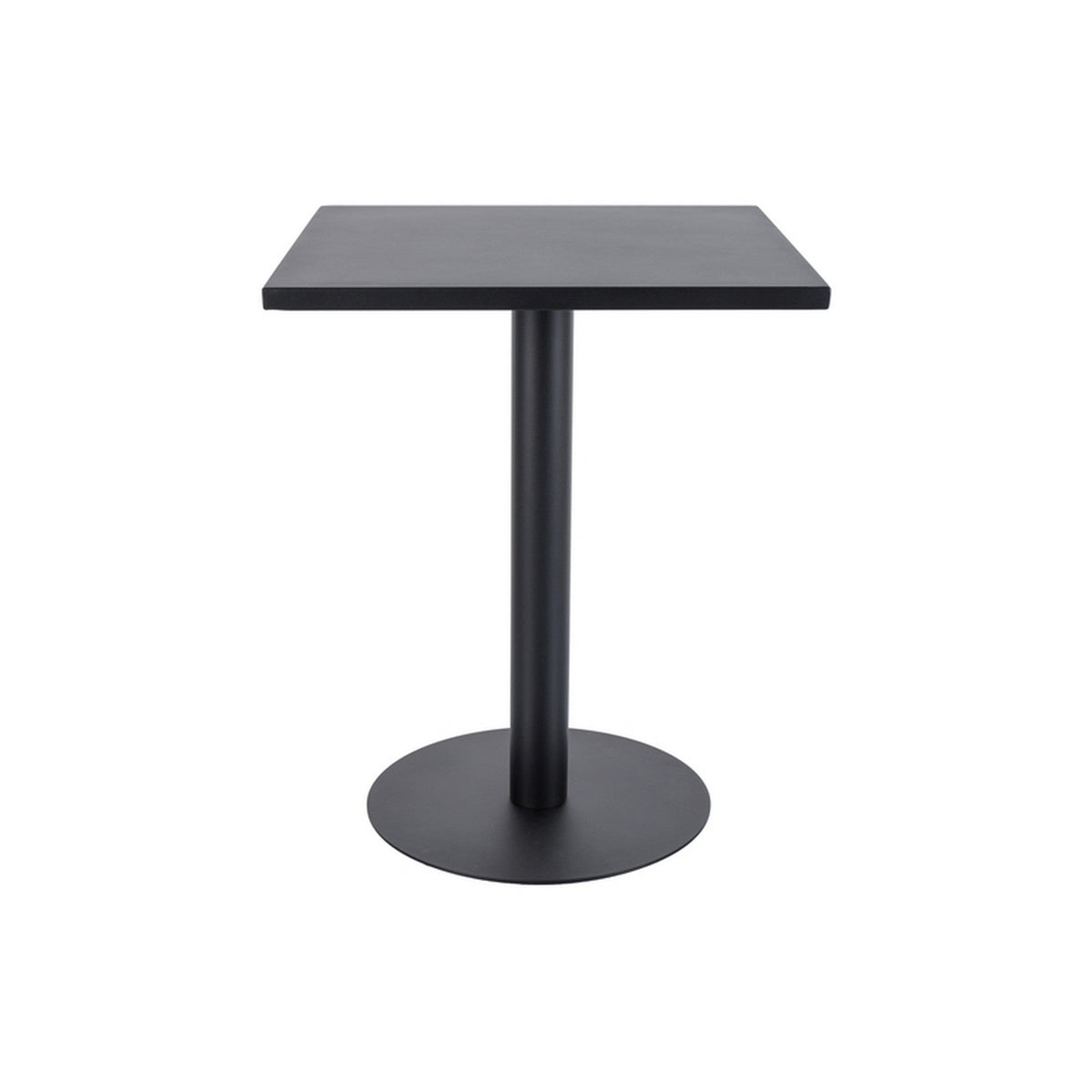 Masa PUB K, negru, metal, 60x60x73 cm