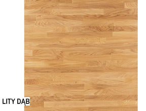 Masa PURO II stejar solid/negru, 60x76