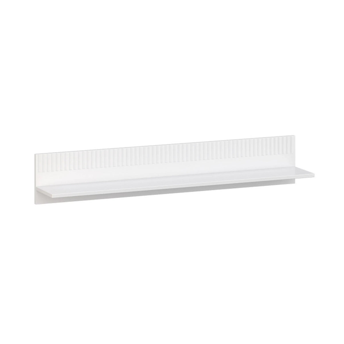 Polita sufragerie VELUTTO, alb, PAL, 127x22x22 cm