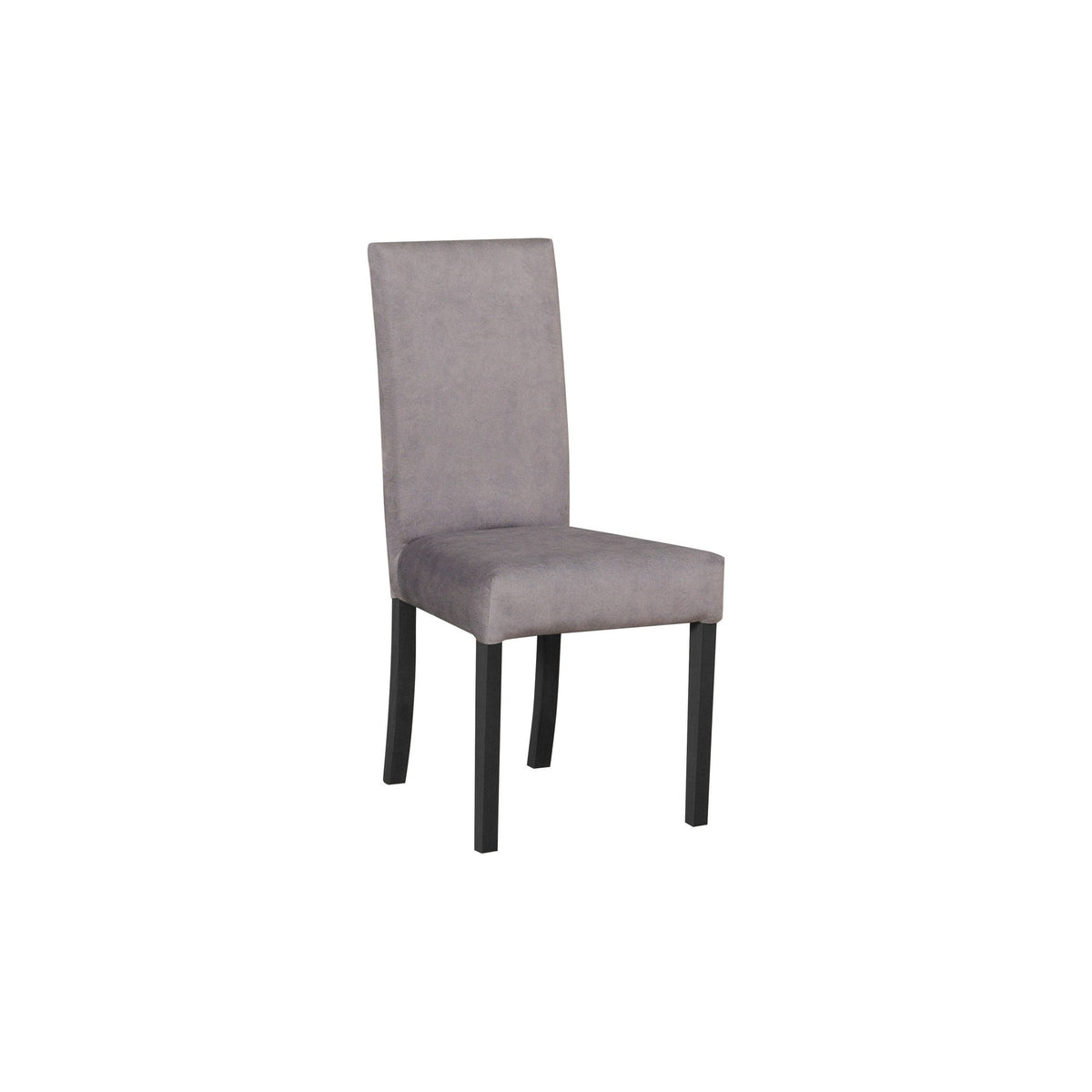Scaun ROMA 2, negru/gri - Zetta 302, lemn de fag/stofa catifelata, 45x41x97 cm