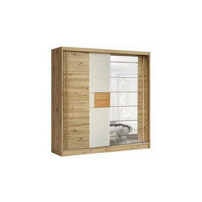 Dulap AVANTGARDE AV2-20, stejar artisan/casmir, PAL, cu 2 usi, 200x59x215 cm