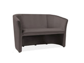 Canapea TM-2, stofa catifelata gri - Bluvel 14, 126x60x76 cm