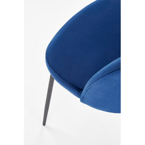 Scaun albastru modern K314, 49X50X80 CM - ACAJU 