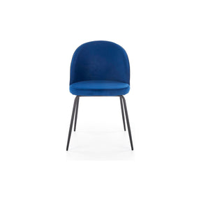 Scaun albastru modern K314, 49X50X80 CM - ACAJU 