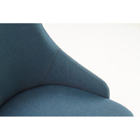 Scaun cu stofa albastru denim tapitat Toledo, 55X51X82 CM