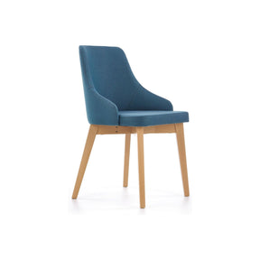 Scaun cu stofa albastru denim tapitat Toledo, 55X51X82 CM