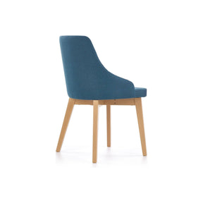 Scaun cu stofa albastru denim tapitat Toledo, 55X51X82 CM