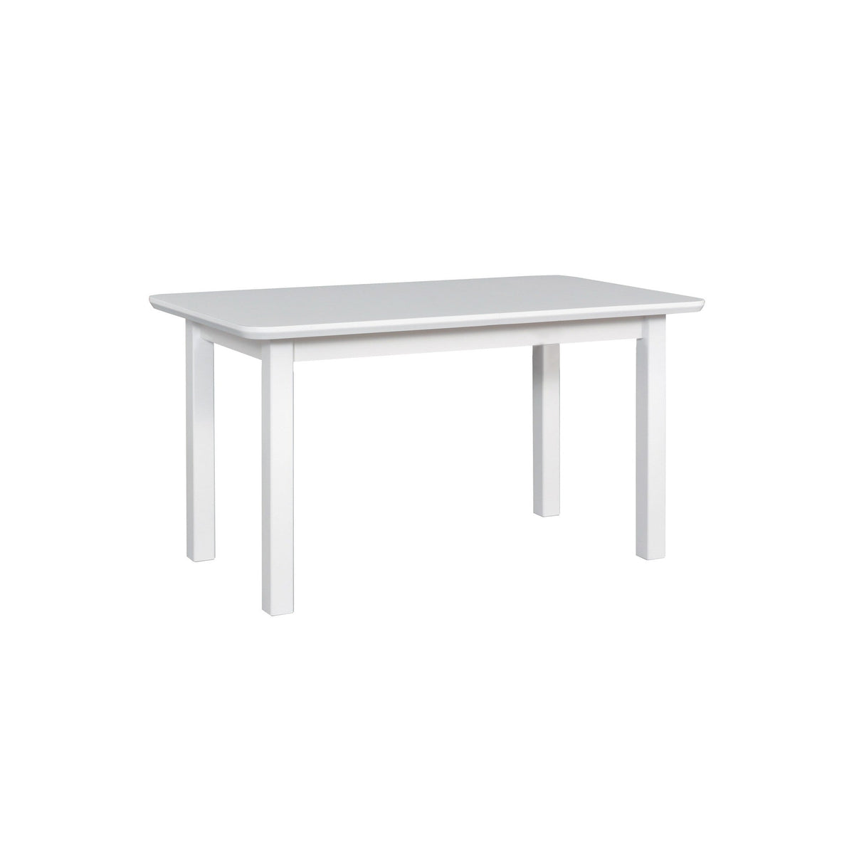 Masa extensibila WENUS 2S, alb, lemn de fag/furnir, 140/180x80x76 cm