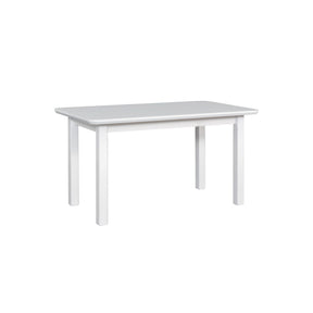 Masa extensibila WENUS 2S, alb, lemn de fag/furnir, 140/180x80x76 cm