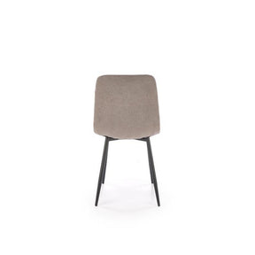 Scaun K560, gri/negru, stofa clasica/metal, 45x53x88 cm