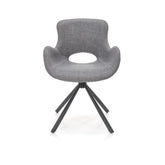 Scaun K475, gri/negru, stofa clasica/metal, 59x58x81 cm