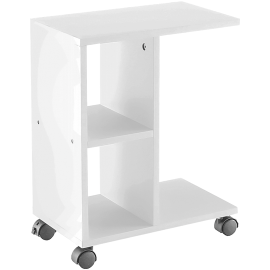 Măsuţă auxiliară, alb, ABBAS NEW