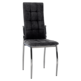 Scaun ADORA NEW 2, stofa clasica gri inchis, 46x57x99 cm