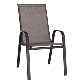 Scaun ALDERA, maro/negru, stofa clasia/metal, 54x72x96 cm
