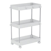 Etajera ALIOL TIP 1, alb, metal/plastic, 40x22x60 cm