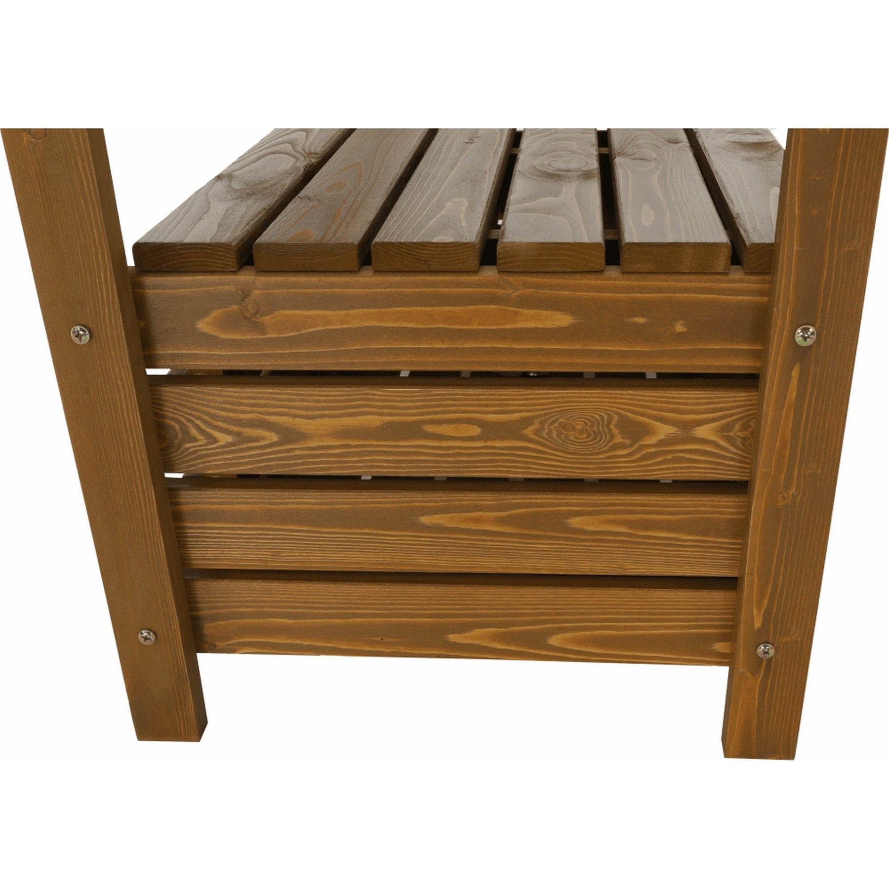 Banca gradina AMULA, lemn, maro, 150x58x88 cm